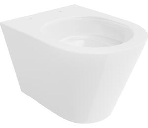 Mexen Rico, závěsná WC mísa 490x360x370 mm, Rimless Tornádo, bílá lesklá, 3372XX00T