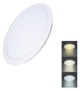 SOLIGHT LED mini panel CCT, podhledový, 6W, 450lm, 3000K, 4000K, 6000K, kulatý