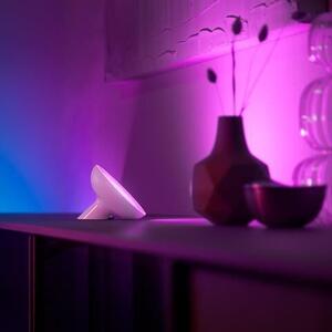 PHILIPS HUE Stolní chytrá LED stmívatelná lampa HUE BLOOM s funkcí RGB, 7,1W, teplá bílá-studená bílá, bílá 8718699770983