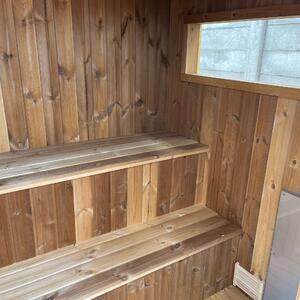 Finská sauna 2x2m