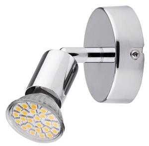 Rabalux LED nástěnné bodové svítidlo Norton 1x3W | GU10 | 220lm | 3000K - chrom