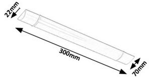 Rabalux LED svítidlo pod kuchyňskou linku Batten Light 10W | 800lm | 4000K | IP20 | 30cm