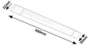 Rabalux LED svítidlo pod kuchyňskou linku Batten Light 20W | 1600lm | 4000K | IP20 | 60cm