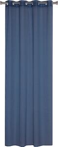 Dekorační záclona s kroužky SOFIA modrá 140x260 cm (cena za 1 kus) MyBestHome