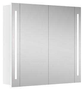 Riva Zrcadlová skříňka s LED osvětlením Hydra, 75 × 80 × 17 cm