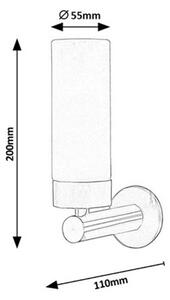 Rabalux LED koupelnové nástenné svítidlo Betty 1x4W | 371lm | 4000K | IP44 - chrom