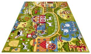 Dětský koberec New Adventures 105296 Green-200x290