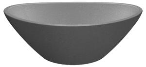 Laveo Vela, granitové umyvadlo na desku 340x200x130 mm, šedá, LAV-VGV1510T