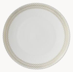 Sada mělkých talířů z kostního porcelánu Jade, 6 dílů