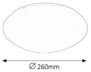 Rabalux LED stropní svítidlo Lucas 12W | 780lm | 4000K | IP20 | 26cm - kruhové bílé