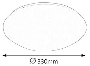 Rabalux LED stropní svítidlo Lucas 18W | 1170lm | 4000K| IP20 | 33cm - kruhové bílé