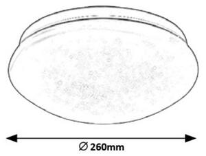 Rabalux LED přisazené stropní svítidlo Lucas 12W | 700lm | 4000K | IP20 | 26cm - kruhové bílé