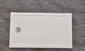 Erga Laos, obdélníková sprchová vanička 140x70x5cm, akrylát, bílá lesklá, ERG-V06-ACR-7014S-WH-CR