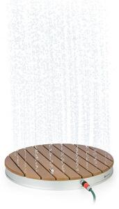 Blumfeldt Sumatra Breeze, RD, zahradní sprcha, WPC hliník,Ø70, 4cm, kulatá