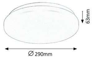 Rabalux LED stropní svítidlo Rob 1x20W | 1400lm | 3000K - průměr 29cm