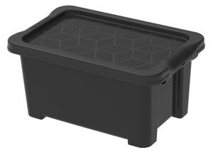 ROTHO Úložný box s víkem EVO EASY 4 L, plast, černý