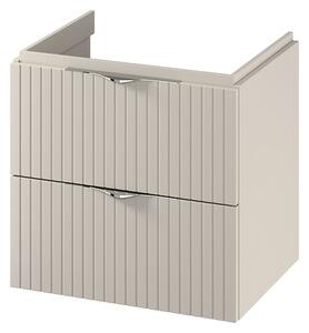 Cersanit Tirso, závěsná skříňka pod umyvadlo 594x447x572 mm, béžová matná, S1015-005