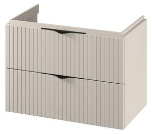 Cersanit Tirso, závěsná skříňka pod umyvadlo 794x447x572 mm, béžová matná, S1015-003