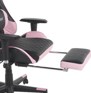 Kancelářská židle černá/růžová VICTORY