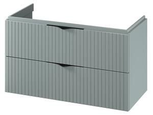 Cersanit Tirso, závěsná skříňka pod umyvadlo 994x447x572 mm, zelená matná, S1015-012