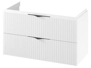 Cersanit Tirso, závěsná skříňka pod umyvadlo 994x447x572 mm, bílá matná, S1015-014