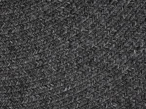 NORTHRUGS - Hanse Home, Kusový koberec Braided 105550 Dark Grey kruh | šedá Typ: kulatý 150x150 cm