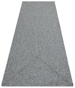 NORTHRUGS - Hanse Home, Kusový koberec Braided 105551 Light Grey | šedá Typ: 80x200 cm