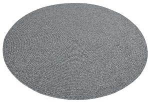 NORTHRUGS - Hanse Home, Kusový koberec Braided 105551 Light Grey kruh | šedá Typ: kulatý 150x150 cm