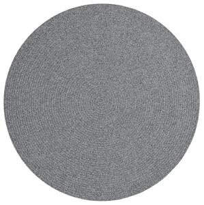 NORTHRUGS - Hanse Home, Kusový koberec Braided 105551 Light Grey kruh | šedá Typ: kulatý 200x200 cm