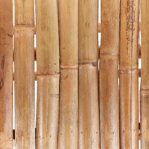Zahradní bambusové lehátko světlé dřevo/ krémové LIGURE
