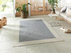 NORTHRUGS - Hanse Home koberce Kusový koberec Braided 105555 Grey Creme – na ven i na doma - 80x150 cm