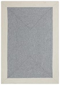 NORTHRUGS - Hanse Home koberce Kusový koberec Braided 105555 Grey Creme – na ven i na doma - 120x170 cm