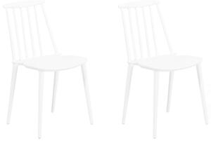 Jídelní židle Sada 2 ks Bílá VENTNOR