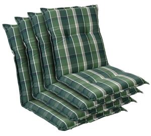 Blumfeldt Prato, čalouněná podložka, podložka na židli, podložka na nižší polohovací křeslo, na zahradní židli, polyester, 50 x 100 x 8 cm, 4x čalounění