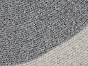 NORTHRUGS - Hanse Home koberce Kusový koberec Braided 105555 Grey Creme kruh ROZMĚR: 200x200 (průměr) kruh