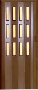 Luciana Shrnovací dveře, 730 × 2000 mm, dub, prosklené