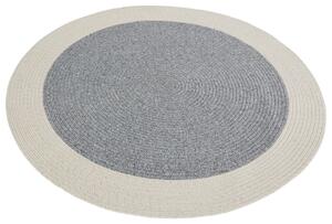 NORTHRUGS - Hanse Home koberce Kusový koberec Braided 105555 Grey Creme kruh ROZMĚR: 150x150 (průměr) kruh