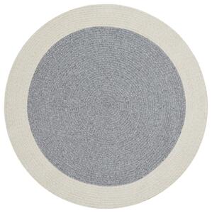 NORTHRUGS - Hanse Home koberce Kusový koberec Braided 105555 Grey Creme kruh – na ven i na doma - 200x200 (průměr) kruh cm