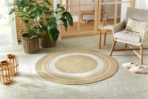 NORTHRUGS - Hanse Home koberce Kusový koberec Braided 105556 Creme Beige kruh ROZMĚR: 200x200 (průměr) kruh
