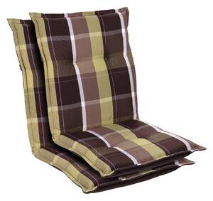 Blumfeldt Prato, čalouněná podložka, podložka na židli, podložka na nižší polohovací křeslo, na zahradní židli, polyester, 50 x 100 x 8 cm, 2 x čalounění