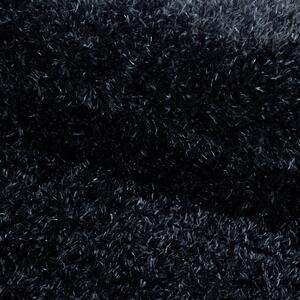 Ayyildiz koberce Kusový koberec Brilliant Shaggy 4200 Black kruh ROZMĚR: 120x120 (průměr) kruh
