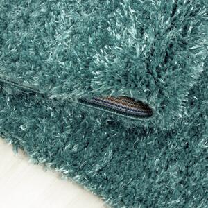 Ayyildiz, Chlupatý kusový koberec Brilliant Shaggy 4200 Aqua | Modrá Typ: kulatý 80x80 cm
