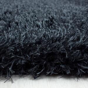 Ayyildiz koberce Kusový koberec Brilliant Shaggy 4200 Black kruh ROZMĚR: 120x120 (průměr) kruh