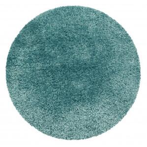 Ayyildiz, Chlupatý kusový koberec Brilliant Shaggy 4200 Aqua | Modrá Typ: kulatý 200x200 cm
