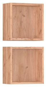Madera Dřevěná police, 30 × 30 × 14,5 cm, potaženo melaminem