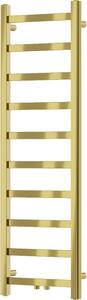 Mexen, koupelnový radiátor Mexen Bolt 1200 x 400 mm, 220 W, zlatý - W126-1200-400-00-50