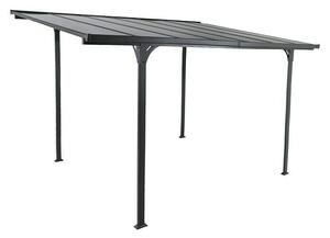 Sunfun Zypern Pergola, půdorysný rozměr: 4 × 3 m, výška: 2,13–2,55 m, antracit