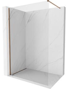 Mexen, Mexen Kioto-X sprchová stěna 60 x 200 cm, průhledná 10 mm, růžové zlato - 800-060-101-60-00-X