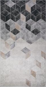 Šedo-krémový pratelný koberec 150x80 cm - Vitaus
