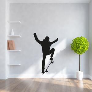 Samolepka na zeď - Skateboardista (35x60 cm)